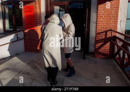 Wroclaw, Wroclaw, Poland. 15th Oct, 2023. October 15, 2023 is the date of elections to the Sejm and Senate in Poland. The opposition is counting on victory and the ruling party will do everything to maintain power. (Credit Image: © Krzysztof Zatycki/ZUMA Press Wire) EDITORIAL USAGE ONLY! Not for Commercial USAGE! Stock Photo