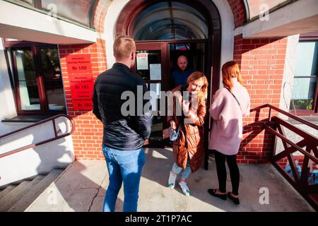 Wroclaw, Wroclaw, Poland. 15th Oct, 2023. October 15, 2023 is the date of elections to the Sejm and Senate in Poland. The opposition is counting on victory and the ruling party will do everything to maintain power. (Credit Image: © Krzysztof Zatycki/ZUMA Press Wire) EDITORIAL USAGE ONLY! Not for Commercial USAGE! Stock Photo