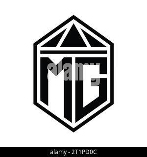 Initial MG Letter Logo Design Vector Template. Abstract Black Letter MG Logo  Design Royalty Free SVG, Cliparts, Vectors, and Stock Illustration. Image  140900825.
