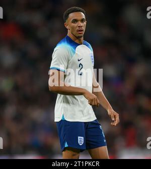 13 Oct 2023 - England v Australia - International Friendly - Wembley Stadium. England's Trent Alexander-Arnold during the match against Australia. Picture : Mark Pain / Alamy Live News Stock Photo