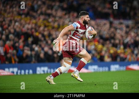 Manchester, England - 14th October 2023 Abbas Miski of Wigan Warriors. Betfred Super League Grand Final, Wigan Warriors vs Catalan Dragons at Old Trafford, Manchester, UK Stock Photo