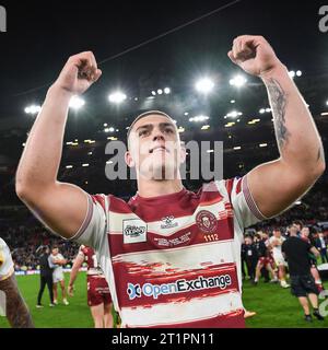 Manchester, England - 14th October 2023 Brad O’Neill of Wigan Warriors. Betfred Super League Grand Final, Wigan Warriors vs Catalan Dragons at Old Trafford, Manchester, UK Stock Photo