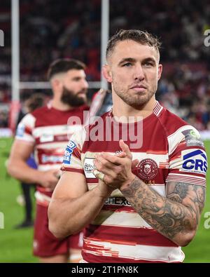 Manchester, England - 14th October 2023 Sam Powell of Wigan Warriors. Betfred Super League Grand Final, Wigan Warriors vs Catalan Dragons at Old Trafford, Manchester, UK Stock Photo