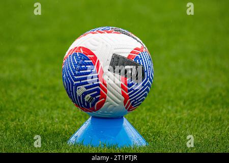 Bundoora, Australia. 15 October, 2023. The official A-League match ball provided by Nike. Credit: James Forrester/Alamy Live News Stock Photo