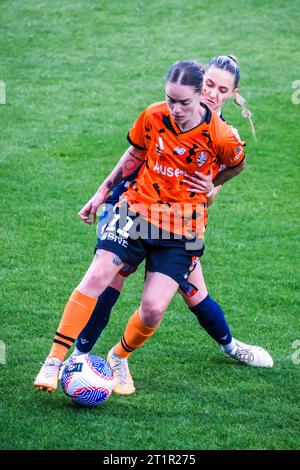 Melbourne, Victoria, Australia. 15th Oct, 2023. MELBOURNE, AUSTRALIA - OCTOBER 15: Sharn Freier of Brisbane Roar against Melbourne Victory at La Trobe University Sports Fields on October 15, 2023 in Melbourne, Australia (Credit Image: © Chris Putnam/ZUMA Press Wire) EDITORIAL USAGE ONLY! Not for Commercial USAGE! Stock Photo