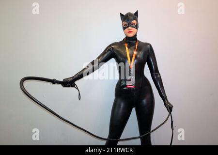 Women Wearing Catwoman Costumes Editorial Stock Photo - Stock Image