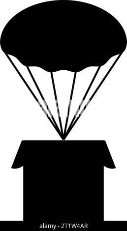 Air Drop PUBG, from the game PlayerUnknowns Battlegrounds Stock Vector