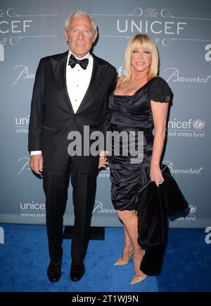 Beverly Hills, USA. 14th Jan, 2014. January 14, 2014 Beverly Hills, Ca. Suzanne Somers, Alan Hamel The 2014 UNICEF Ball Presented By Baccarat held at Beverly Wilshire Hotel © LuMarPhoto/AFF-USA.COM Credit: AFF/Alamy Live News Stock Photo