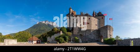 Castle of Menthon-Saint-Bernard, in Haute Savoie, France Stock Photo