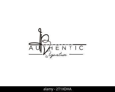 IP Signature Logo Template Vector. Stock Vector