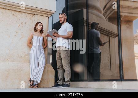 Professionals Strategizing and Analyzing E-Commerce Trends for Profit Growth Stock Photo