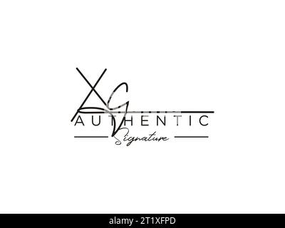 XC Signature Logo Template Vector. Stock Vector