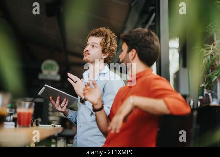 Architects and Engineers Collaborating on Blueprint for Successful Urban Planning Project Stock Photo