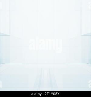Abstract cubes. Concept view background 3D rendering Stock Photo