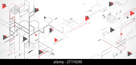 Network Concept. Isometric theme for your business. Vector illustration Stock Vector