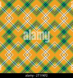 Tartan Flannel Pattern in a Vector Format Stock Vector