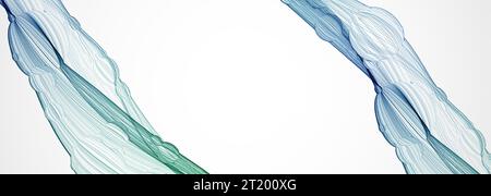 Abstract background. Vector. Illustration of a color wave. Stock Vector
