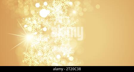 Winter pattern of snowflakes. Background christmas, snow design, vector illustration Stock Vector