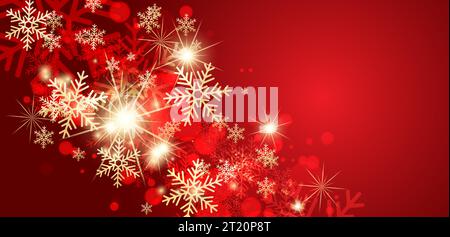 Winter pattern of snowflakes. Background christmas, snow design, vector illustration Stock Vector