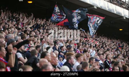 Crystal Palace fans. - Crystal Palace v Southampton, Premier League, Selhurst Park, Croydon, UK - 29th October 2022 Editorial Use Only - DataCo restrictions apply Stock Photo