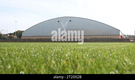 Crystal Palace Academy Dome. - Crystal Palace U18 v Fulham U18, U18 Premier League South, Crystal Palace Academy, London. - 29th October 2022. Editorial Use Only - DataCo Restrictions Apply. Stock Photo