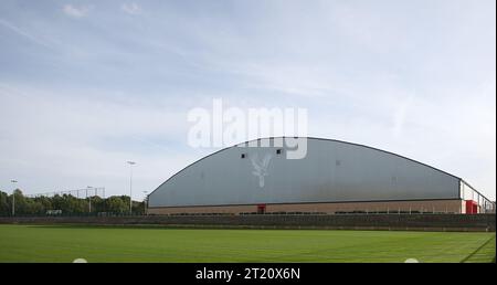 Crystal Palace Academy Dome. - Crystal Palace U18 v Fulham U18, U18 Premier League South, Crystal Palace Academy, London. - 29th October 2022. Editorial Use Only - DataCo Restrictions Apply. Stock Photo