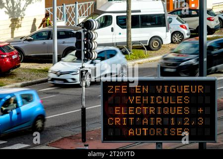 Air quality certificate, CRIT'Air, for the French big towns and ...