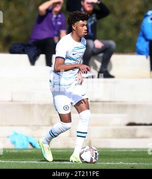 Zain Silcott Duberry of Chelsea U18. - Crystal Palace U18 v Chelsea U18 ...