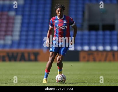 Tayo Adaramola of Crystal Palace U21. - Crystal Palace U21 v Chelsea U21, Premier League 2, Selhurst Park Stadium, London. - 17th September 2022. Editorial Use Only - DataCo Restrictions Apply. Stock Photo