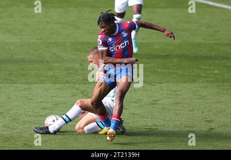 Tayo Adaramola of Crystal Palace U21. - Crystal Palace U21 v Chelsea U21, Premier League 2, Selhurst Park Stadium, London. - 17th September 2022. Editorial Use Only - DataCo Restrictions Apply. Stock Photo