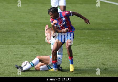 Tayo Adaramola of Crystal Palace U21. - Crystal Palace U21 v Chelsea U21, Premier League 2, Selhurst Park Stadium, London. - 17th September 2022. Editorial Use Only - DataCo Restrictions Apply. Stock Photo