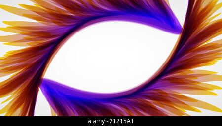 Abstract background with gradient colors with neon lighting. Stock Vector