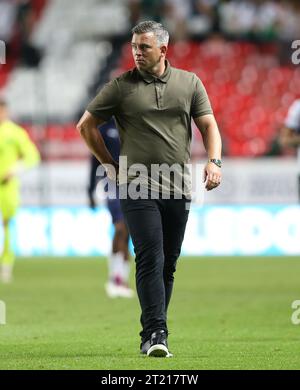 Steven Schumacher Manager of Plymouth Argyle. - Charlton Athletic v Plymouth Argyle, Sky Bet League One, The Valley, Charlton, UK - 16th August 2022 Editorial Use Only - DataCo restrictions apply Stock Photo