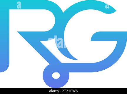 RG logo, RG Monogram, Initial RG Logo, Letter RG logo, Icon, Vector Stock Vector