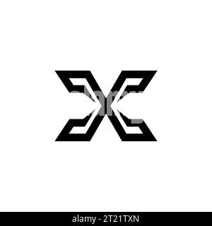 Initial X Logo Design. Letter X Icon Vector Stock Vector