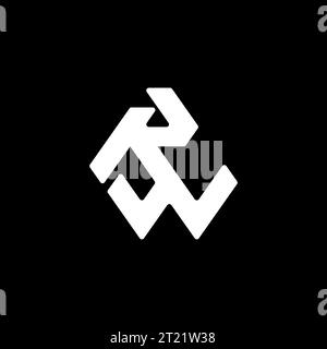 RW logo, RW Monogram, Initial RW Logo, Letter RW logo, Icon, Vector Stock Vector