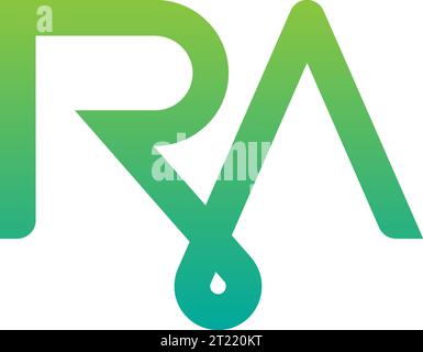 RA logo, RA Monogram, Initial RA Logo, Letter RA logo, Icon, Vector Stock Vector