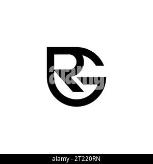 RG GR Logo, GR RG Monogram, Initial RG GR Logo, Letter GR RG Logo, Icon, Vector Stock Vector