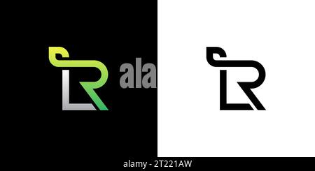 LR RL Logo, RL LR Monogram, Initial LR RL Logo, Letter RL LR Logo, Icon, Vector Stock Vector