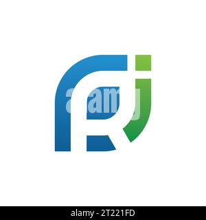 Ri logo, Ri Monogram, Initial Ri Logo, Letter Ri logo, Icon, Vector Stock Vector
