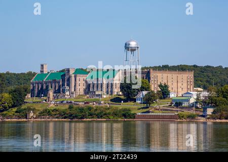 Kentucky State Penitentiary, Eddyville, Kentucky. Also known as the Castle on the Cumberland, it is a maximum security and supermax prison. Stock Photo