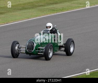 Ian Baxter drives his 1937 Alta 61 IS Voiturette racing car at the 2023 ...