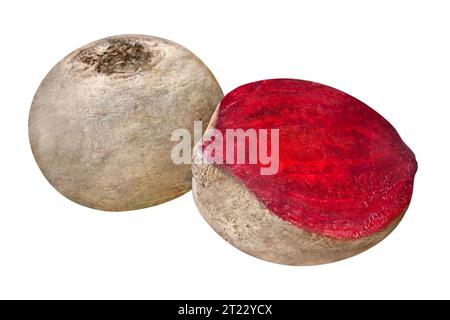 Beetroot isolated on white background Stock Photo