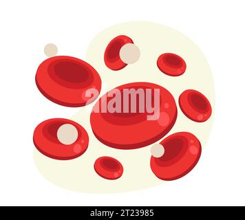Red Blood Cell Icon stock illustration as EPS 10 File Stock Vector
