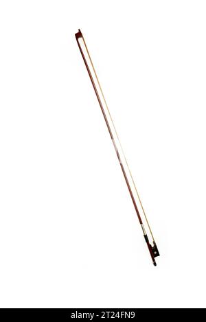 Violin Bow isolated on white background Stock Photo