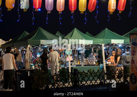 The newly opened Central and Western waterfront promenade, Hong Kong, China. Stock Photo