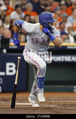 This is a 2023 photo of Adolis Garcia of the Texas Rangers baseball team.  This image reflects the Texas Rangers active roster as of Tuesday, Feb. 21,  2023, when this image was