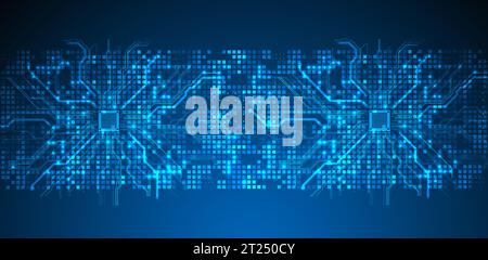 Abstract background on technological and scientific topics. Vector Stock Vector