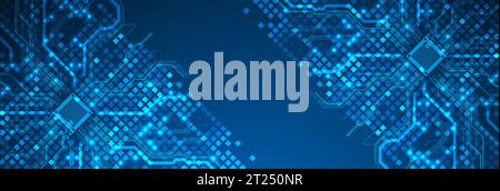 Abstract background on technological and scientific topics. Vector Stock Vector