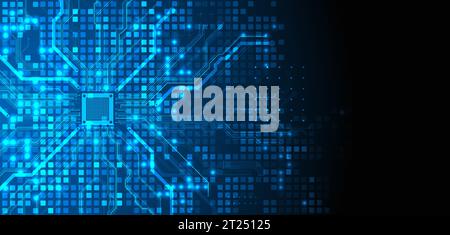 Abstract background on technological and scientific topics. Vector Stock Vector